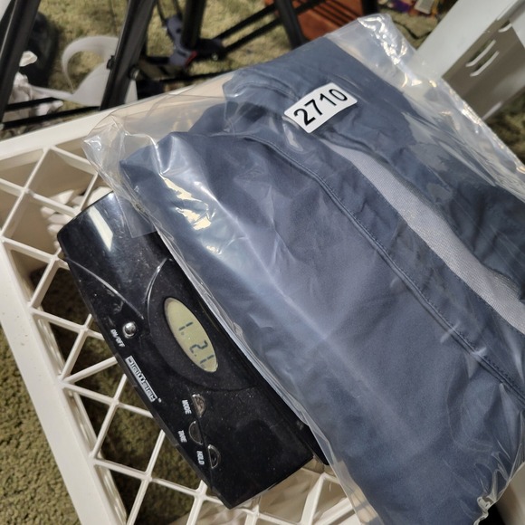 Line Of Trade Jacket Men Large Blue Portland Rain Coat‎ Hooded Full Zip Outdoors - Picture 9 of 9